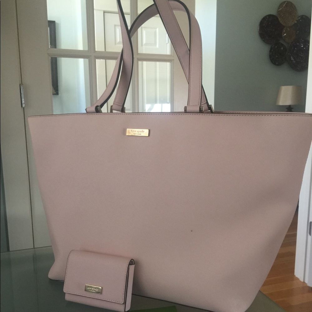 Kate Spade Bag & Holder Set